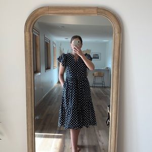 Who What Wear Polka Dot Dress